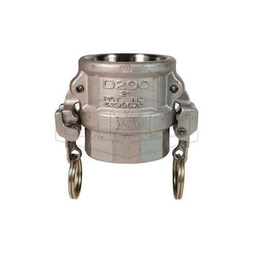 Dixon® RD150EZ EZ Boss-Lock™ Type D Cam and Groove Coupler, 1-1/2 in Nominal, Female Coupler x FNPT End Style, 316 Stainless Steel