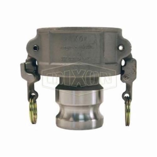 Dixon® RDA3020EZ EZ Boss-Lock™ Type DA Cam and Groove Reducing Coupler, 2 x 3 in Nominal, Coupler x Adapter End Style, 316 Stainless Steel, Domestic