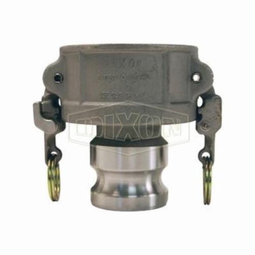 Dixon® RDA3040EZ EZ Boss-Lock™ Type DA Cam and Groove Reducing Coupler, 4 x 3 in Nominal, Coupler x Adapter End Style, 316 Stainless Steel, Domestic