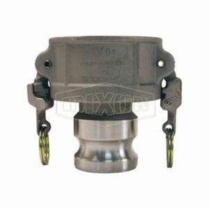 Dixon® RDA6040EZ EZ Boss-Lock™ Type DA Cam and Groove Reducing Coupler, 4 x 6 in Nominal, Coupler x Adapter End Style, 316 Stainless Steel, Domestic