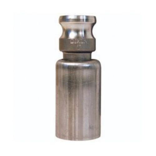 Dixon® RE075-1370 Boss-Lock™ Type E Cam and Groove Swaged Adapter with Ferrule, 3/4 in, Male Adapter x Hose Shank, 316 Stainless Steel, Domestic