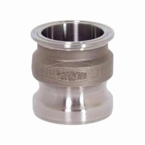 Dixon® RE150SE Cam and Groove Adapter, 1-1/2 in, Adapter x Clamp, 316 Stainless Steel, Domestic