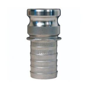 Dixon® RE400NO Boss-Lock™ Type E Cam and Groove Adapter, 4 in, Male Adapter x Hose Shank, 316 Stainless Steel, Domestic