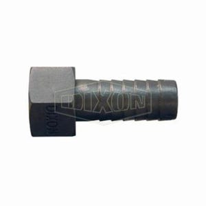 Dixon® PPCM73 Tuff-Lite™ Short Shank Coupling, 3/4 x 3/8 in Nominal, Male Garden Hose Thread x Hose Barb End Style, Polypropylene, Domestic