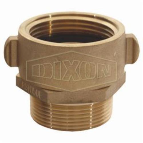 Dixon® RSM25F20T Rocker Lug Adapter, 2 x 2-1/2 in, MNPT x Swivel NST (NH), Brass, Domestic