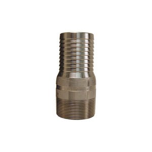 Dixon® RST1 King™ Combination Nipple, 1/2 in x 3-1/8 in L Hose x MNPT, 316 SS
