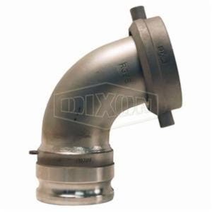 Dixon® RTCA30 Type A 110° Cam and Groove Adapter Elbow, 5 x 3 in, Male Adapter x FNPT, 316 Stainless Steel, Domestic