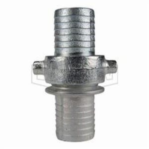 Dixon® S93N King™ Short Shank Suction Coupling with Plated Iron Nut, 2-1/2 in Nominal, NST End Style, 6-17/32 in L, Domestic