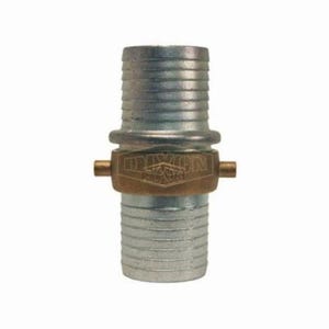 Dixon® SB33 King™ Short Shank Suction Coupling with Brass Hex Nut, 1 in Nominal, NPSM End Style, Domestic