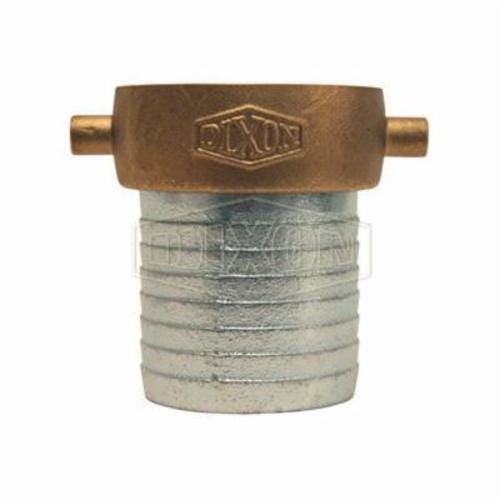 Dixon® SB42 King™ Short Shank Suction Coupling with Brass Nut, 4 in Nominal, Female NPSM End Style, 5-7/16 in L, Domestic