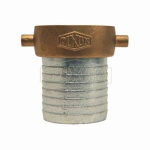 Dixon® SB62 King™ Short Shank Suction Coupling with Brass Nut, 6 in Nominal, Female NPSM End Style, Domestic