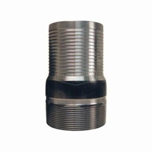 Dixon® ST120 King™ No Knurl Combination Nipple, 12 in x 15 in L Hose Shank x MNPT, Carbon Steel, Unplated, Domestic