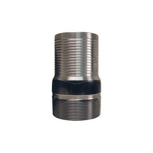 Dixon® ST35 King™ No Knurl Combination Nipple, 3 in x 6 in L Hose Shank x MNPT, Carbon Steel, Unplated