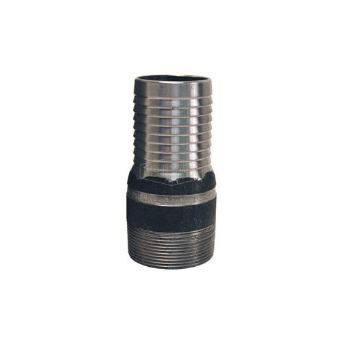 Dixon® ST5 King™ No Knurl Combination Nipple, 3/4 in x 3-1/8 in L Hose Shank x MNPT, Carbon Steel, Unplated
