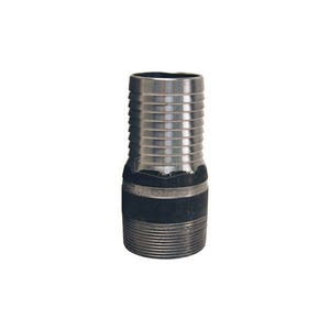 Dixon® ST5 King™ No Knurl Combination Nipple, 3/4 in x 3-1/8 in L Hose Shank x MNPT, Carbon Steel, Unplated