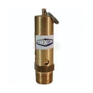 Dixon® SV150HD Heavy Duty Safety Pop-Off Valve, 1/2 in, MNPT, 300 scfm, Brass Body