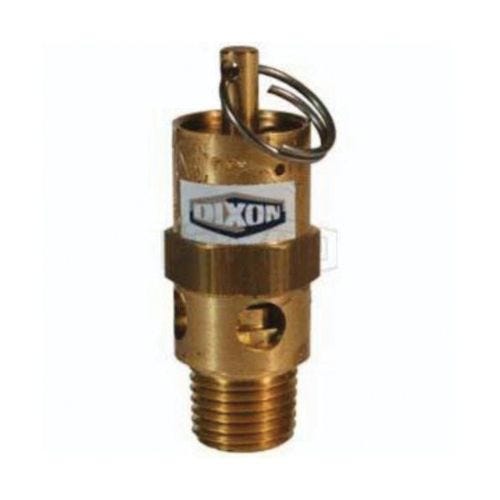 Dixon® SV200 Standard Safety Pop-Off Valve, 1/4 in, MNPT, 168 scfm, Brass Body