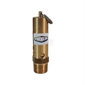 Dixon® SV200HD Heavy-Duty/High-Capacity Safety Pop-Off Valve, 1/2 in, MNPT, 200 psi, 391 scfm
