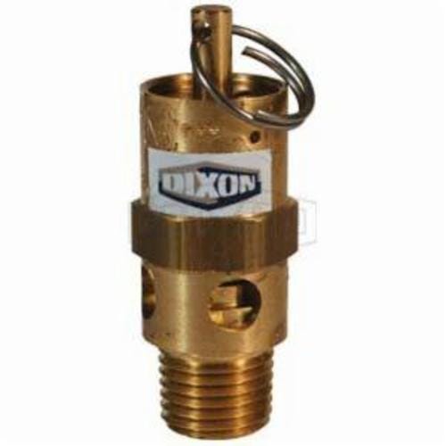 Dixon® SV30 Standard Safety Pop-Off Valve, 1/4 in, MNPT, 35 scfm, Brass Body