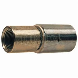 Dixon® TF16WF1-80 Holedall® Tubular External Swage Stem, 1 in ID x 1-30/64 to 1-34/64 in OD Nominal, FNPT, Carbon Steel, Domestic