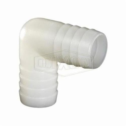 Dixon® TLSS44 Tuff-Lite™ 90°  Hose Elbow, 1/2 in, Hose Barb, Nylon, Domestic