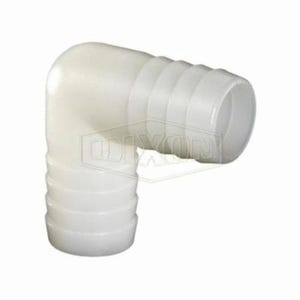 Dixon® TLSS44 Tuff-Lite™ 90° Hose Elbow, 1/2 in, Hose Barb, Nylon, Domestic