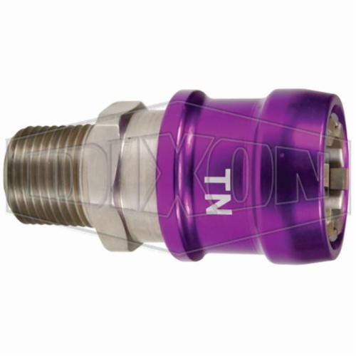 Dixon® FloMax TN Standard Transmission Fluid Nozzle, 1/2 in Nominal, MNPT, Aluminum, Domestic
