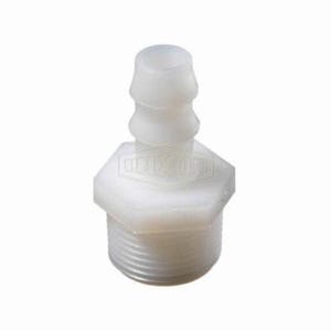 Dixon® TPN34 Tuff-Lite™ Push-On Insert, 1/2 x 3/8 in Nominal, MNPT x Hose Shank, Nylon, Domestic
