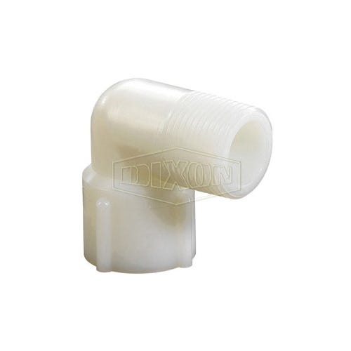 Dixon® TSE22 Tuff-Lite™ Pipe Elbow, 1/4 in Nominal, MNPT x FNPT End Style, Nylon