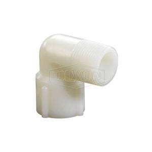 Dixon® TSE22 Tuff-Lite™ Pipe Elbow, 1/4 in Nominal, MNPT x FNPT End Style, Nylon