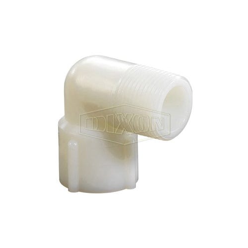Dixon® TSE44 Tuff-Lite™ Pipe Elbow, 1/2 in Nominal, MNPT x FNPT End Style, Nylon