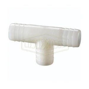 Dixon® TSSS444 Tuff-Lite™ Branch Tee, 1/2 in Nominal, Hose Run x Hose Branch End Style, Nylon