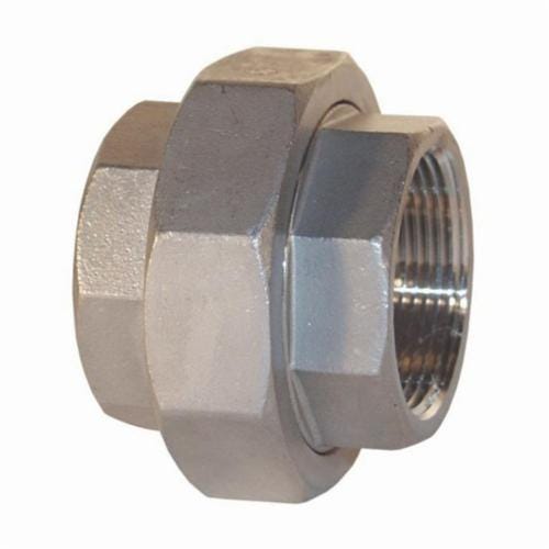 Dixon® TUN125SS Threaded Pipe Union, 1-1/4 in Nominal, FNPT End Style, 150 lb, 316 Stainless Steel