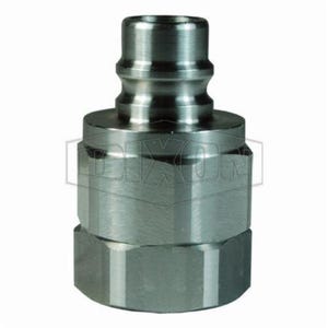 Snap-Tite by Dixon® V12F12-SS H/IH Interchange Valve Plug, 1-1/2-11-1/2 Nominal, FNPT, 316 Stainless Steel, Domestic