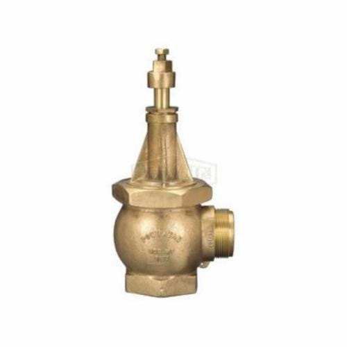 Dixon® WHYD3025F Wharf Hydrant Valve, 3 x 2-1/2 in Nominal, Female NH NST x Male NH NST End Style, 300 psi Pressure, Brass Body