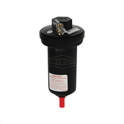 Dixon® X02-04MB Automatic Drain, 1/2 in NPT/BSPP-G Port, 200 psig Pressure Range, 32 to 150°F, Metal Bowl