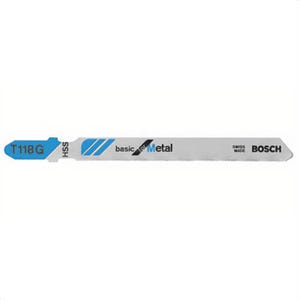 Dremel® T118G Basic Jig Saw Blade, 3-5/8 in L x 0.3 in W, 36, HSS Cutting Edge, HSS Body