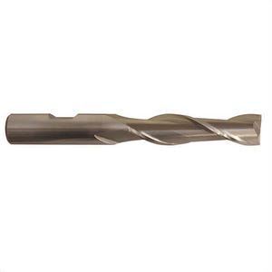 Drill America BRCT341B Center Cutting Single End Square End Mill, 7/8 in dia Cutter, 1-1/2 in Length of Cut, 2 Flutes