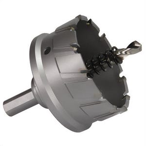 Drill America CTH2000 CTH Long Hole Cutter, 2 in dia, 1 in D Cutting, Carbide Cutting Edge