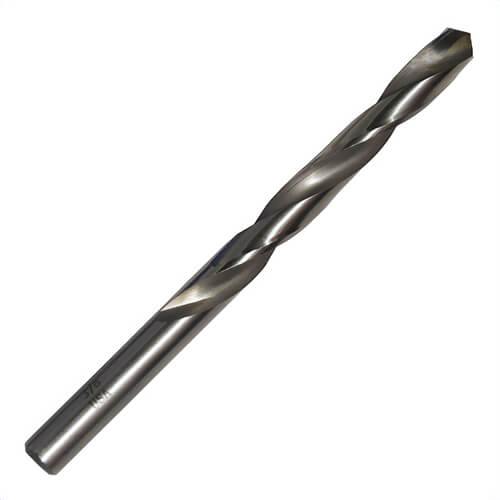 Drill America D/ACT1/4 Heavy Duty Jobber Length Drill Bit, 1/4 in Drill - Fraction, 0.25 in Drill - Decimal Inch, 118°  Point, Steel, Bright