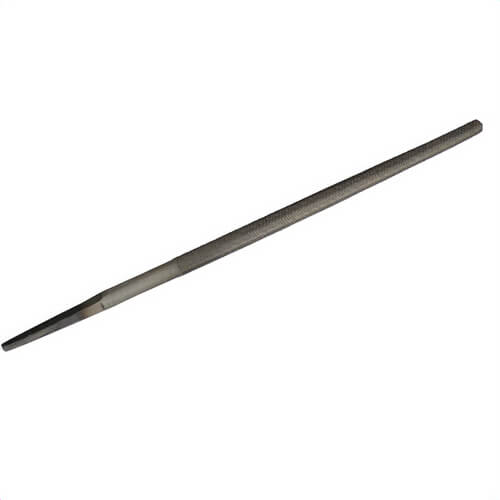 Drill America® DIC12084 Standard Round Smooth File, 3/8 dia
