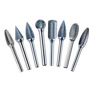 Drill America DUL1SET Burr Set, Double Cut, 12 pc, 6 in OAL