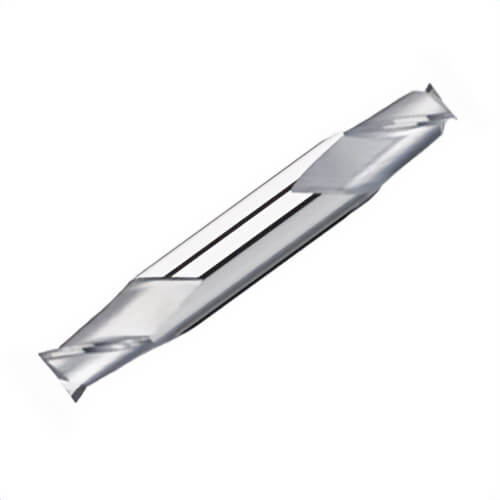 Drill America MMO1/2-4FDE-ST Non-Center Cutting Double End Stub Square End Mill, 1/2 in dia Cutter, 5/8 in Length of Cut, 4 Flutes, 1/2 in dia Shank