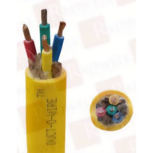 Duct-O-Wire® RPC-316-S2 3-Conductor Wire, #16 AWG Thick, Internal Strain Cable