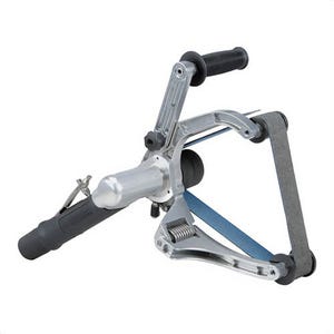 Dynabrade® 14360 Pneumatic Pipe Belt Finisher, 1/2 to 1-1/2 in W x 30 in L, 0.7 hp, 40 scfm Air Flow, 90 psi