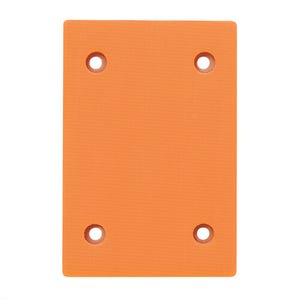 Dynabrade® Dynabug® II 56315 Medium Density Non-Vacuum Sanding Pad, 4-1/4 in L x 3 in W, Hook Attachment