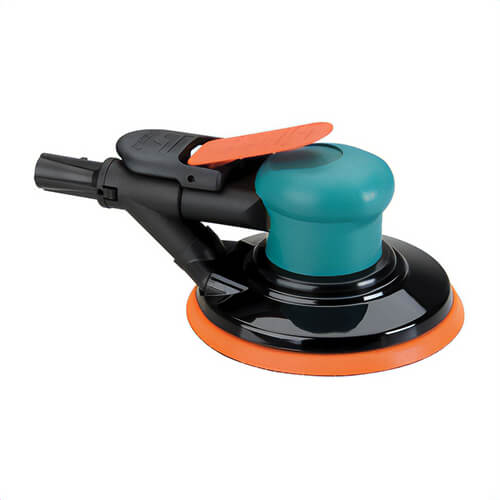 Dynabrade® Dynorbital-Spirit® 59013 Self-Generated Vacuum Random Orbital Sander, 6 in Round Pad, 14 scfm Air Flow, 90 psi