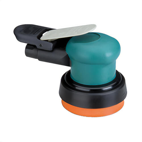 Dynabrade® Dynorbital-Spirit® 59015 Non-Vacuum Random Orbital Sander, 3-1/2 in Round Pad, 14 scfm Air Flow, 90 psi