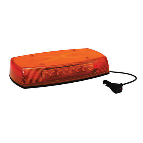 ECCO® Reflex™ 5590A-MG Mini Light Bar, Amber, LED Lamp, Magnetic Mount, 75 FPM Flashes per Minute