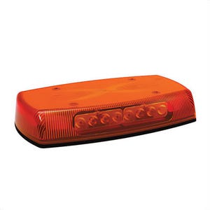 ECCO® Reflex™ 5590A Mini Light Bar, Amber, LED Lamp, 4-Bolt Mount, 75 FPM Flashes per Minute